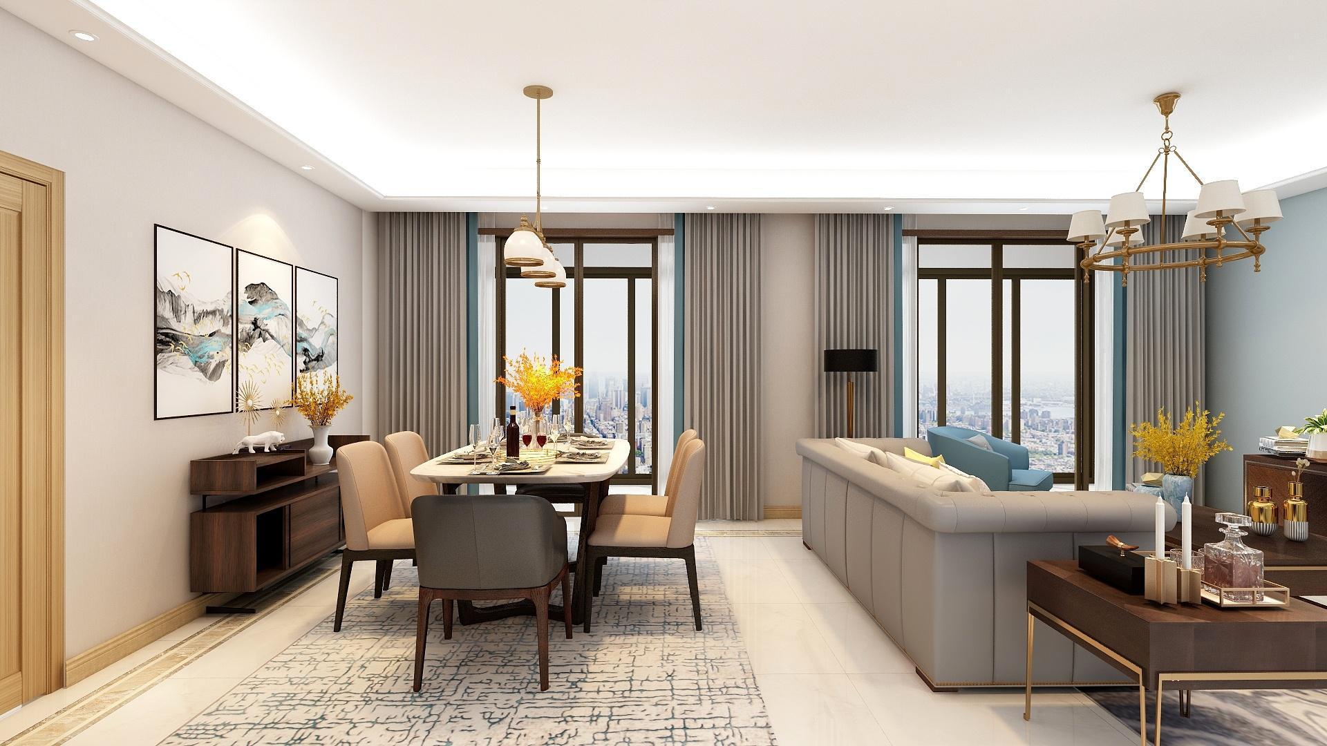 金灣明珠143㎡四室兩廳 經典美式風格，構筑優雅舒適理想家